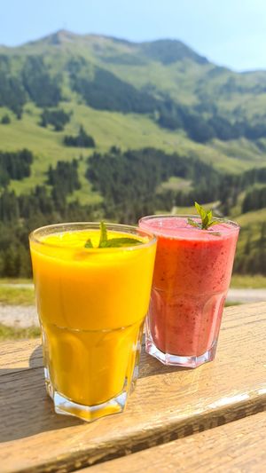 Smoothies at Ellmaualm in Hinterglemm