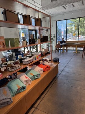 Many healthy items and warm ambiance  at Revolucion Coffee + Juice in Austin