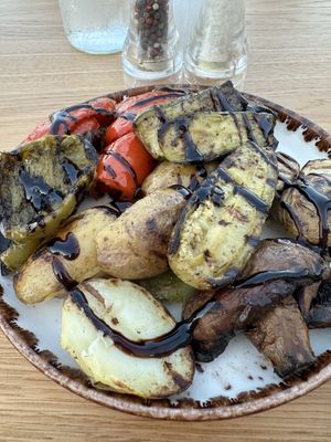Grilled vegetables  at Erotokritos in Crete