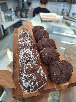 Protein balls at LanesBrew Coffee Shop in Longford