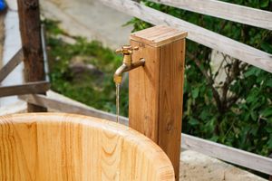 A water bath is also available. at The Vanish in Fukuoka