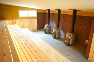 Wood Sauna at The Vanish in Fukuoka