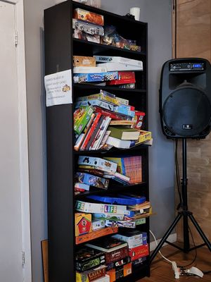 Games at What's Brewing Coffee Roasters in San Antonio