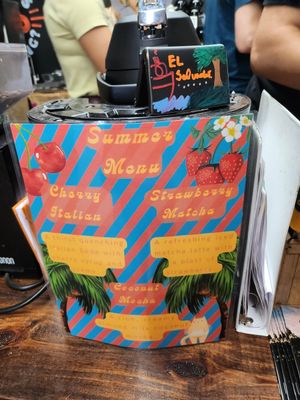 Menu at What's Brewing Coffee Roasters in San Antonio