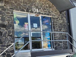 Outside at What's Brewing Coffee Roasters in San Antonio