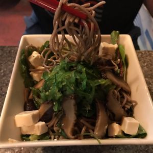 soba salad at Sushi Rock in Hawi