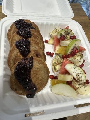 Pancakes   at Nature's Soul Kitchen in New Delhi