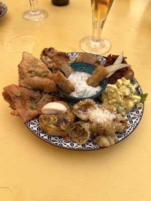 Vegan plate  at Annie's Vegan Food and Bar - Pop-up in Rhodes