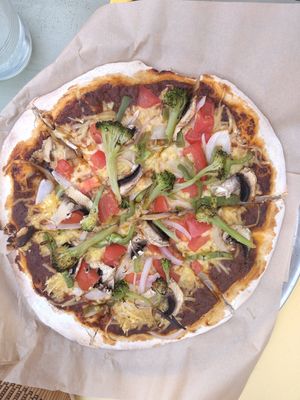 Pizza at Annie's Vegan Food and Bar - Pop-up in Rhodes