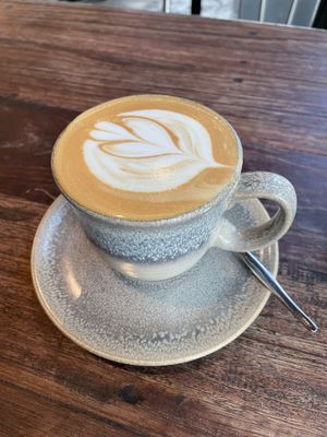 Almond Latte  at Sweet Bones Bakery Cafe in Scullin