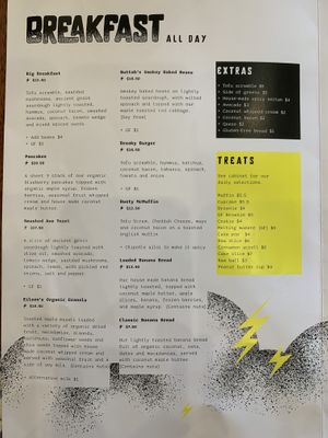 Menu   at Scullin Sweet Bones in Scullin
