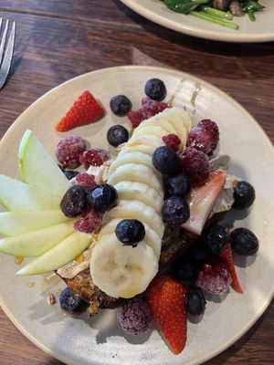 Loaded Banana Bread (I’ve had this a couple of times now).  Very good 👌  at Sweet Bones Bakery Cafe in Scullin