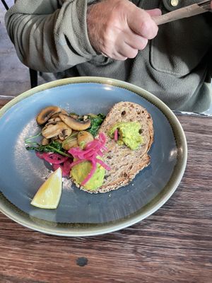 Smashed Avo  at Sweet Bones Bakery Cafe in Scullin