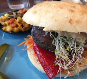 burger at Sweet Bones Bakery Cafe in Scullin