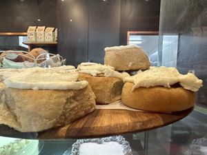 Scrolls in the cabinet   at Scullin Sweet Bones in Scullin
