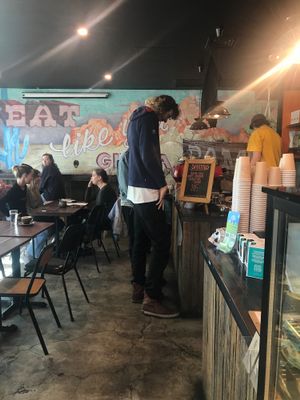 Inside at Sweet Bones Bakery Cafe in Scullin