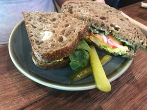 Egg salad (best I have had) at Sweet Bones Bakery Cafe in Scullin