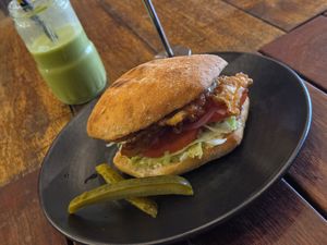 Po-boy at Scullin Sweet Bones in Scullin