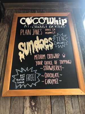 $10 sundaes  at Sweet Bones Bakery Cafe in Scullin