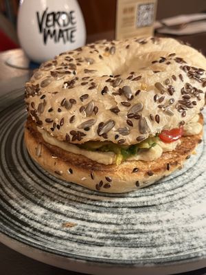Vegan Avo bagel   at Urban Coffee Lab in Bolzano