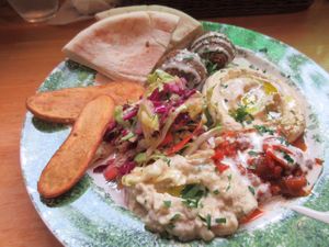 Ta-Im Special Plate. Wow!!! at Ta-im in Tokyo