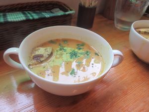Soup with Special Plate— creamy, sweet, spicy at Ta-im in Tokyo