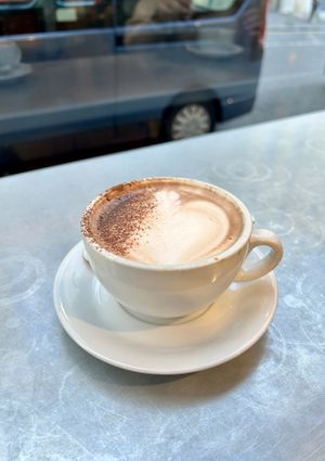 Oat mochaa  at Fruitmarket Cafe in Edinburgh