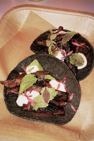 Barbacoa carrot tacos  at Duro De Matar in Lisbon