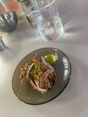 vegan taco  at Duro De Matar in Lisbon