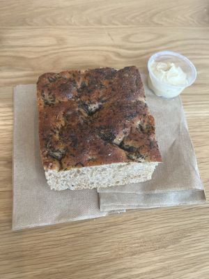 This Focaccia and Hummus hit the spot  at sweetgreen in Cranston