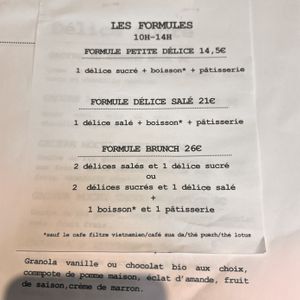 Menu 1  at Meraki in Grenoble