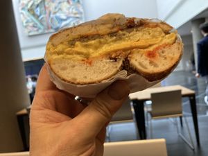 Vegan sandwich  at Tompkins Square Bagels in New York City