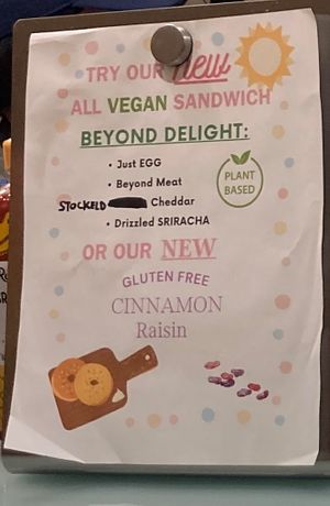 This sandwich was filling a pretty good (though I wan't overwhelmed). at Tompkins Square Bagels in New York City