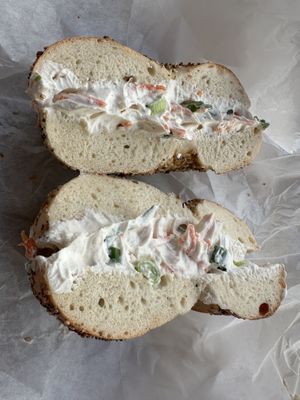   at Tompkins Square Bagels in New York City