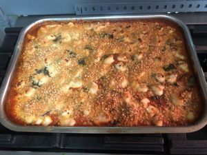 Lasagna at El Taller in Gran Canaria