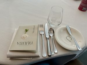 Table setting  at Vannu in Breda