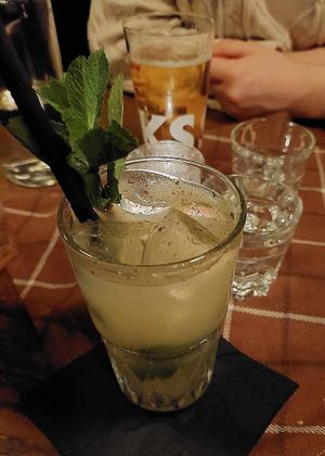 Alcohol free drink. at Rosetta's in Stockholm