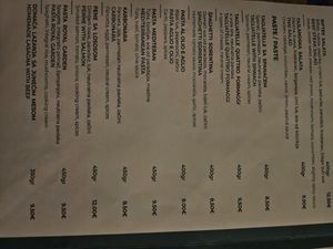 Variety of optiona at Royal Garden Juice Bar in Budva