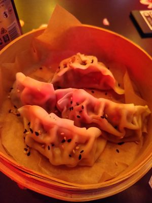 Vegan gyoza at The Blossom Alley in Luzern
