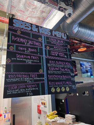 Selection of vegan sides   at Four Quarters Elephant Park in South East London