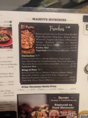 Nachos and parmesan garlic fries can be made vegan at Noble Pie Parlor Midtown in Reno