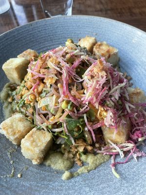 Crispy tofu bowl!   at Earls Kitchen + Bar in Vernon