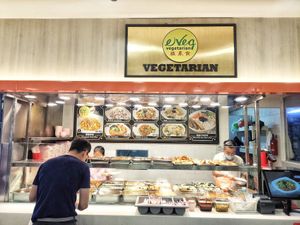 Stall front at E Veg Vegetarian -  益素食 - Pioneer Mall in West Singapore