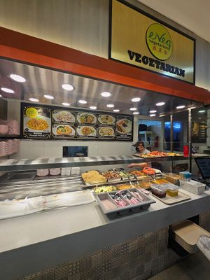 Stall front ~ 19/11/23 at E Veg Vegetarian -  益素食 - Pioneer Mall in West Singapore