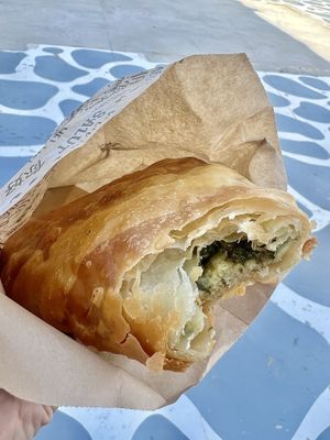 Spanakopita.   at JTR - French Bakery in Santorini