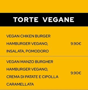 Vegan Menu at Cukuc in Perugia