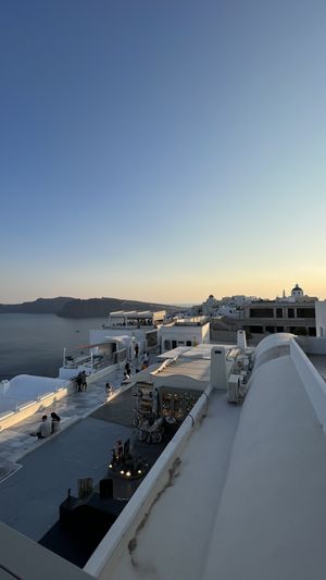 The view.  at Flora in Oia