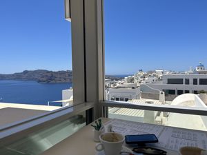 Great view!  at Flora in Oia