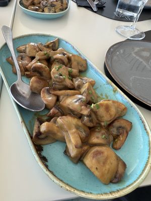Mushrooms - very tastyy  at Flora in Oia