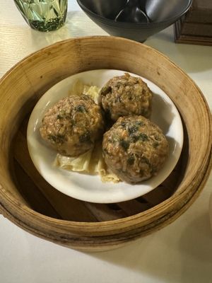 Steamed beef balls with yuba  at Kindness Gather - 慈素小聚 in Kowloon